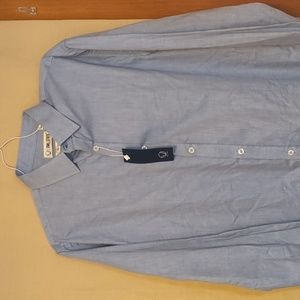 Owl State TradeMark Button Down Dress Slim Fit shirt New With Tags Size Large